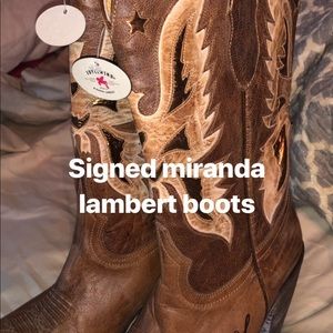 SIGNED Miranda Lambert boots